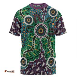 Amazing Aussie Australia Aboriginal T-shirt - A Dot Painting In The Style Of Indigenous Australian Art T-shirt