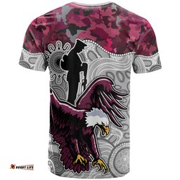 eagles rugby t shirt aboriginal anzac eagles t shirt rlt13Amazing Aussie