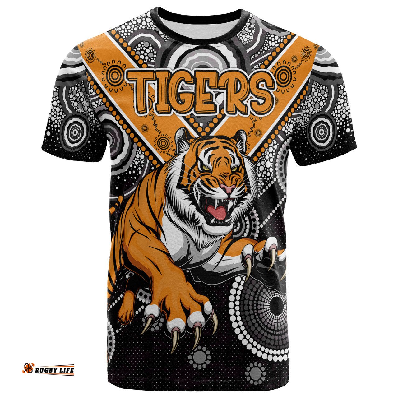 tigers rugby t shirt custom super tigers t shirt