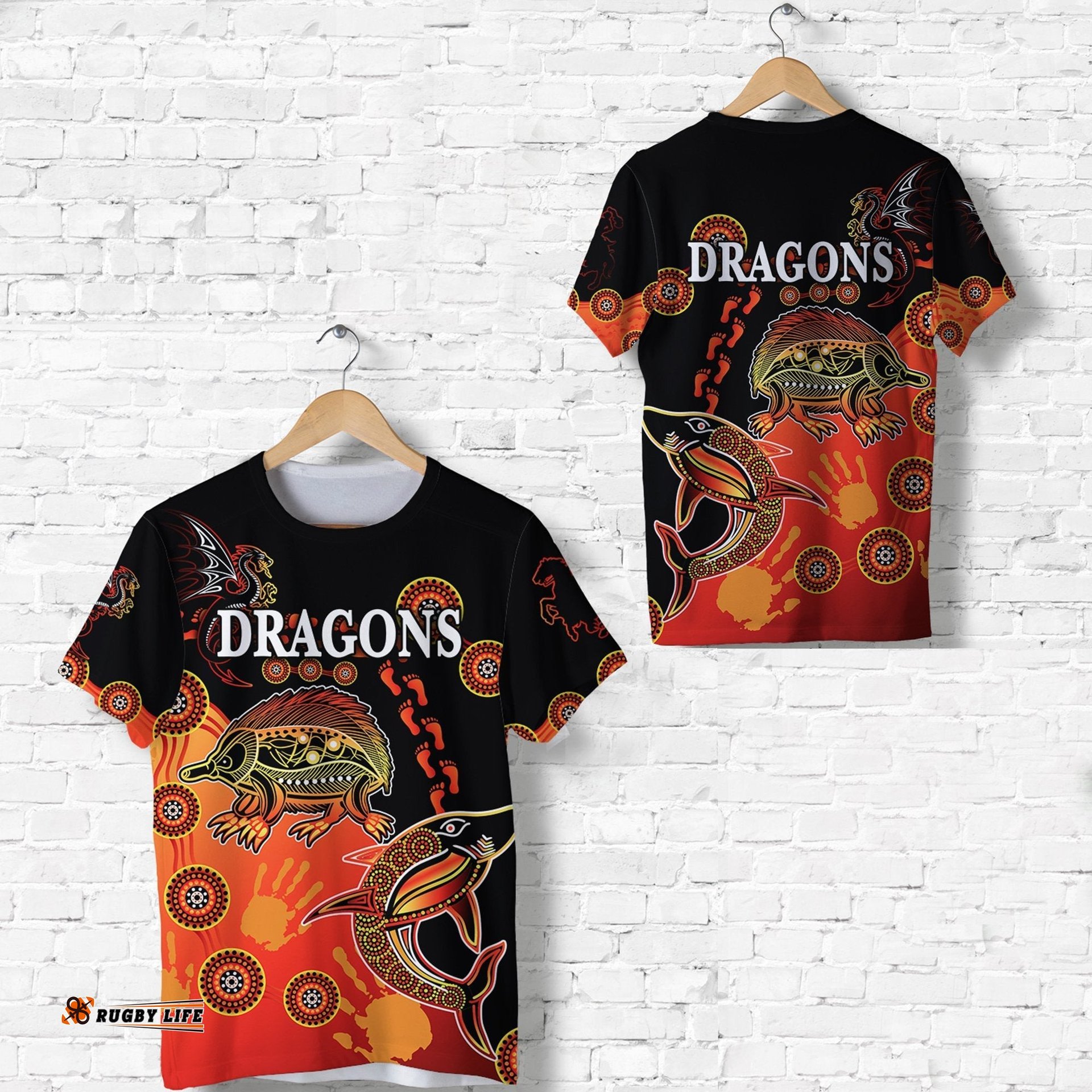 st george dragons t shirt simple indigenous latest version