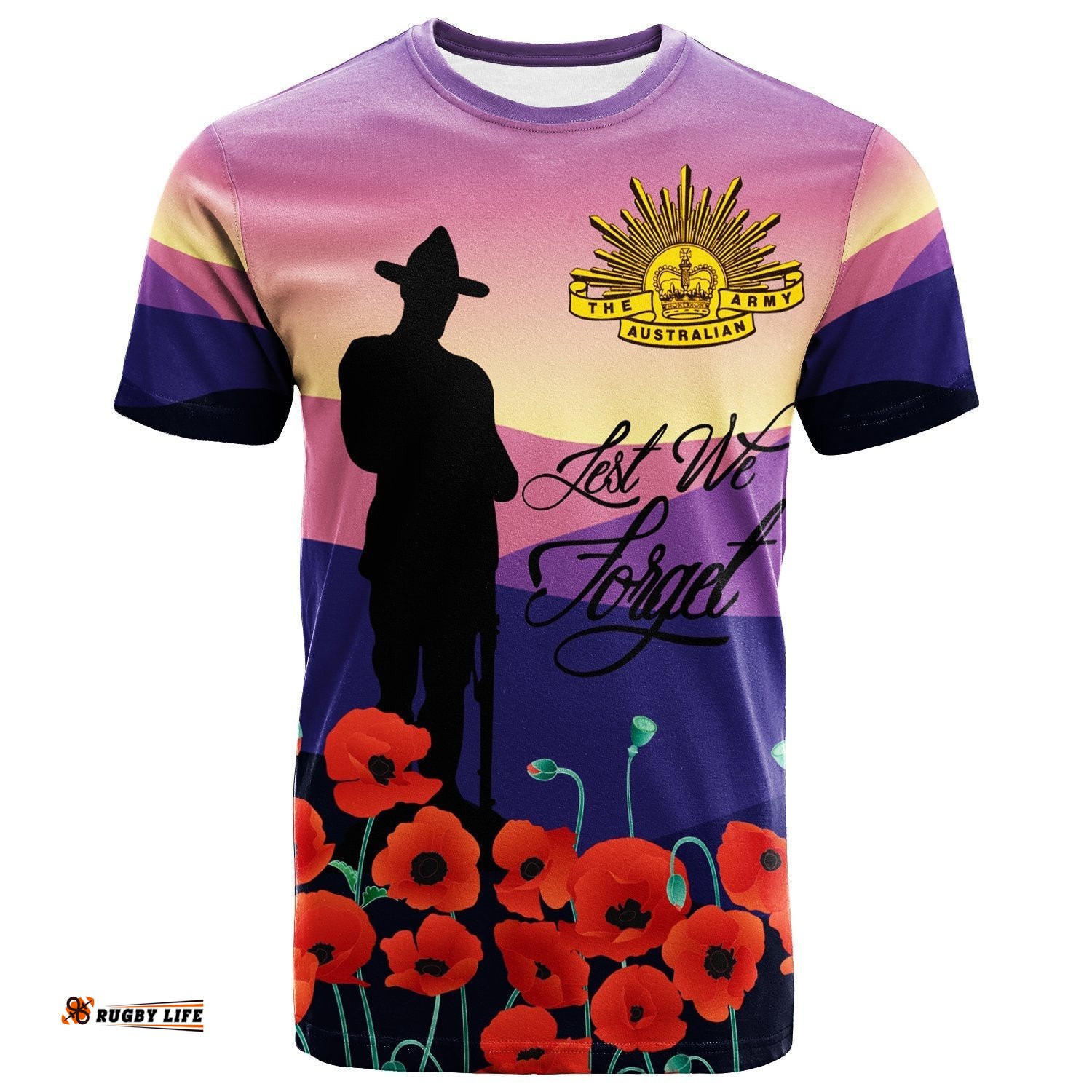 t shirt lest we forget