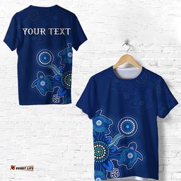 custom personalised aboriginal dot t shirt turtles victory
