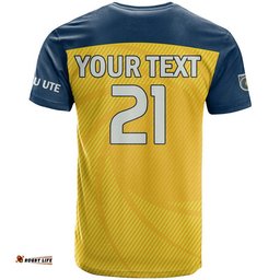 custom personalised central coast mariners soccer t shirt