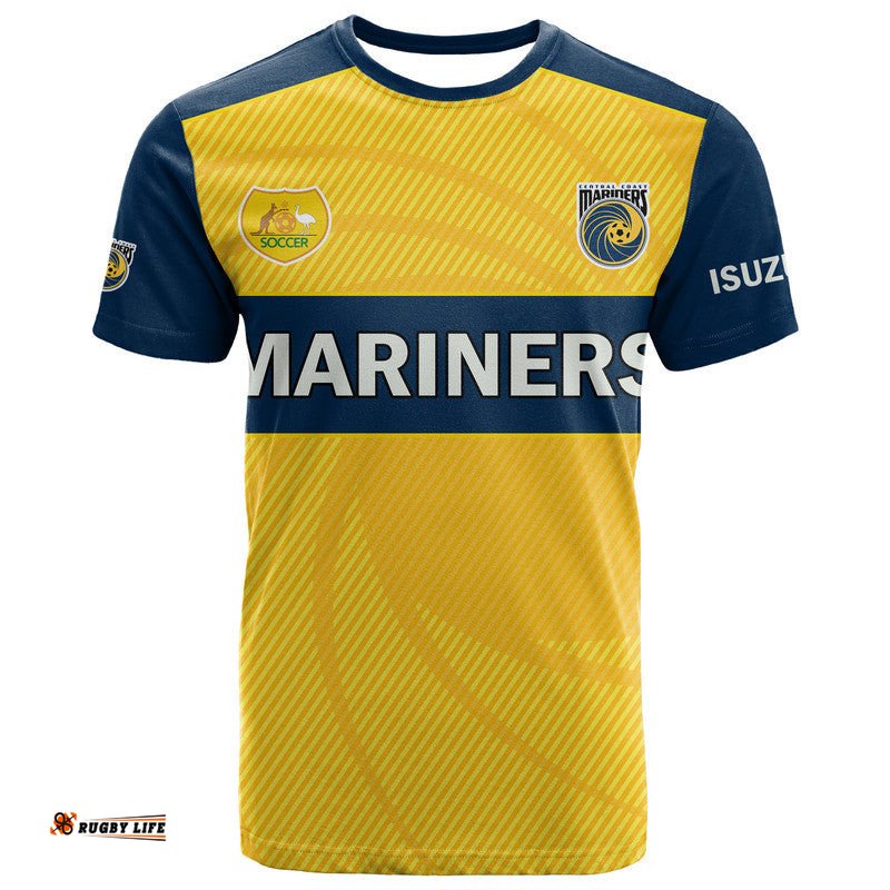 custom personalised central coast mariners soccer t shirt