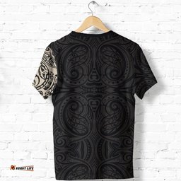 maori warrior tattoo t shirt tan a75 merchize