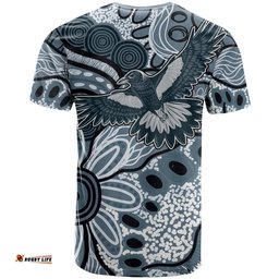 magpies aboriginal art t shirt