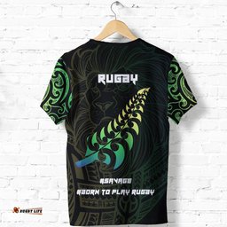 lion rugby t shirt new zealand maori shirt