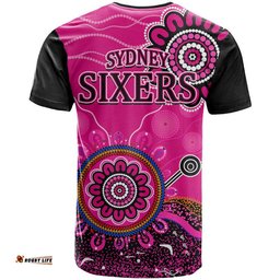 sydney sixers t shirt cricket indigenous aboriginal