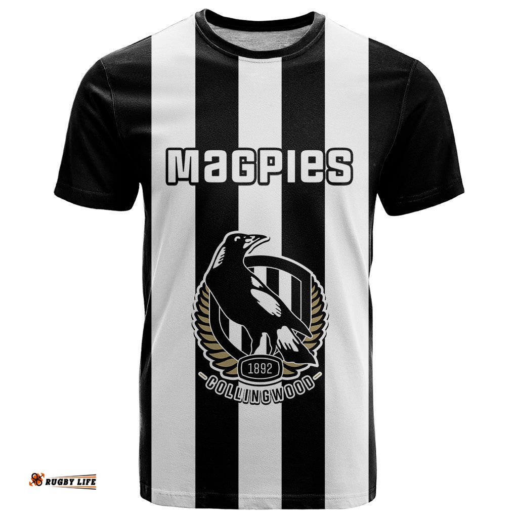 collingwood football 2023 t shirt go magpies sporty style