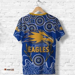 custom personalised eagles indigenous t shirt west coast