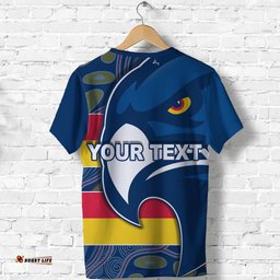 custom personalised crows simple t shirt adelaide mix indigenous