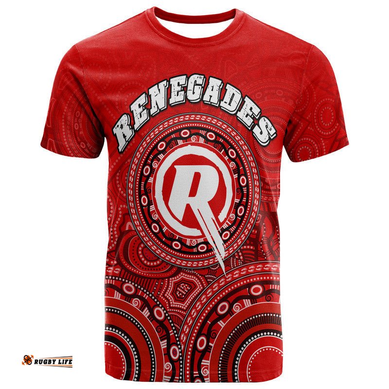 custom personalised melbourne renegades indigenous aboriginal arts t shirt