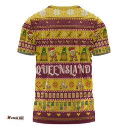 Amazing Aussie Queensland Big Things Christmas Custom T-shirt - The Big Pineapple T-shirt