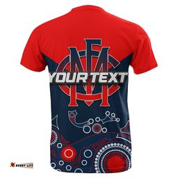 custom personalised demons t shirt aboriginal simple