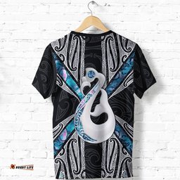 maori moko tattoo t shirt manaia paua shell shirt