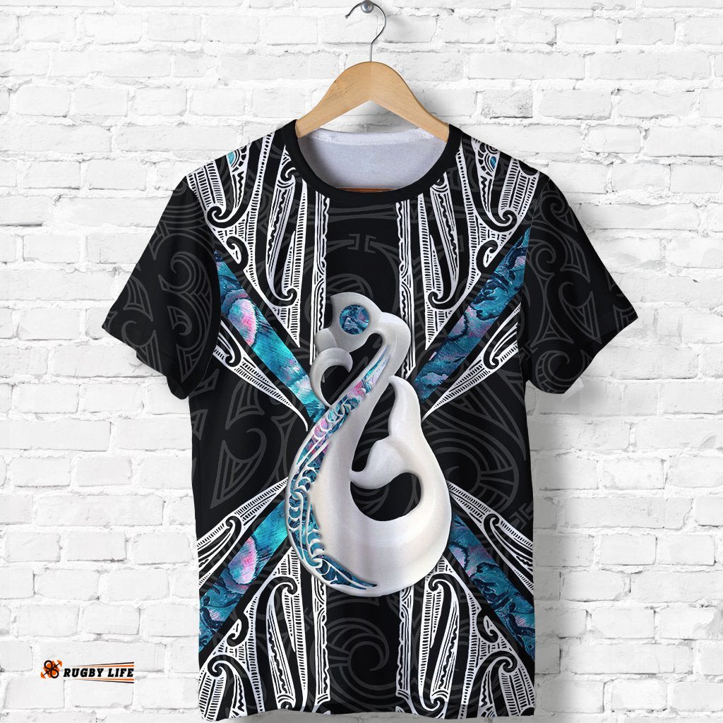 maori moko tattoo t shirt manaia paua shell shirt