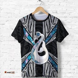 maori moko tattoo t shirt manaia paua shell shirt