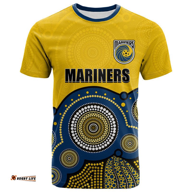 custom personalised and number mariners football t shirt aboriginal