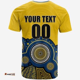 custom personalised and number mariners football t shirt aboriginal