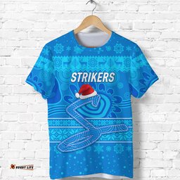 custom personalised adelaide strikers t shirt christmas simple style