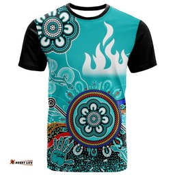 custom personalised brisbane heat t shirt cricket indigenous aboriginal lizard version