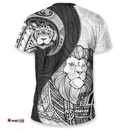 lion maori tattoo t shirt
