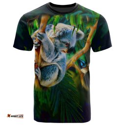 t shirt 3d koala t shirt koala aussie greeting