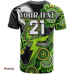custom personalised sydney thunder cricket t shirt naidoc torres strait for our elders