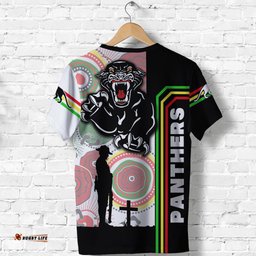 penrith panthers t shirt anzac day power style