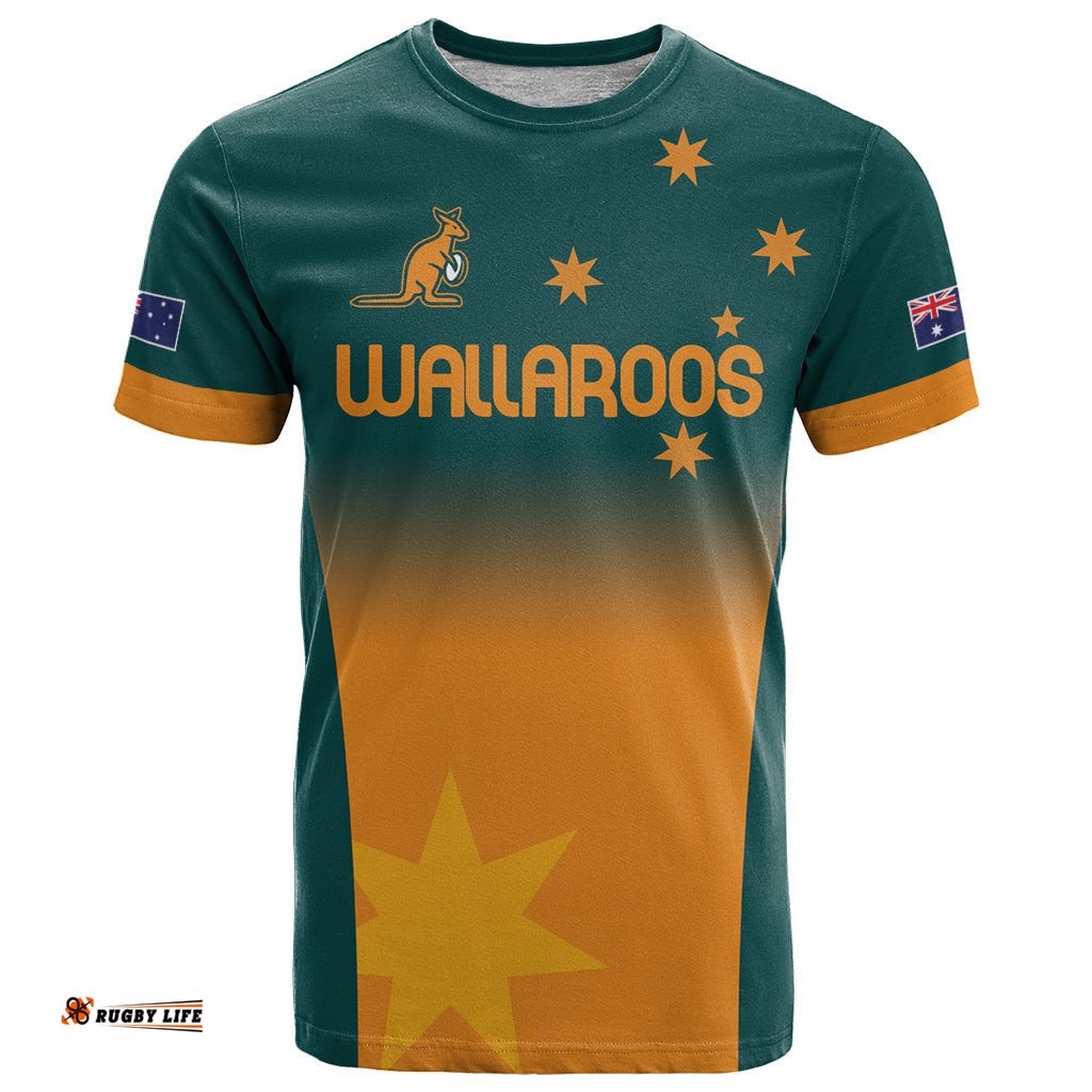 custom wallaroos womens rugby t shirt sporty style