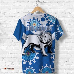 custom personalised bulldogs t shirt indigenous newest