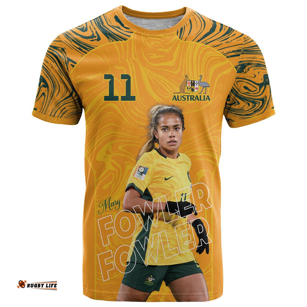 mary fowler australian matildas t shirt