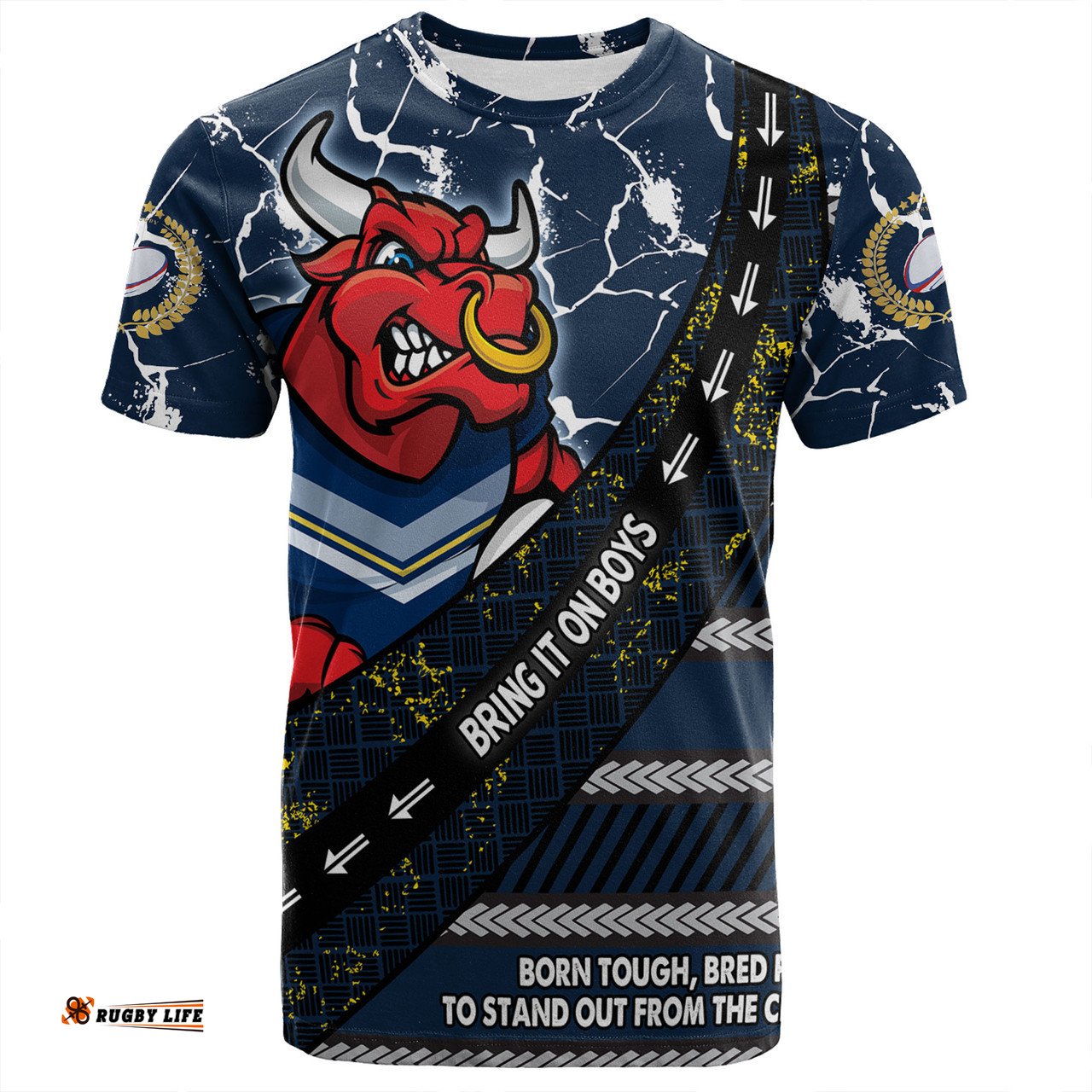 Amazing Aussie North Queensland Cowboys T-Shirt - Theme Song For Rugby With Sporty Style
