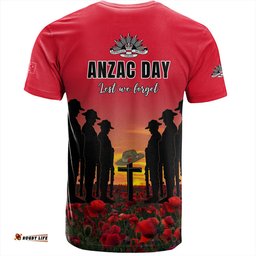 Amazing Aussie Australia T-Shirt - Anzac Day Australian Red Ensign