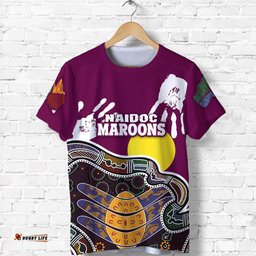 queensland naidoc week t shirt maroons aboriginal sport style