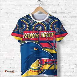 custom personalised adelaide t shirt indigenous crows