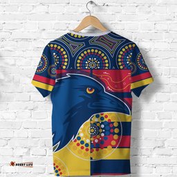 custom personalised adelaide t shirt indigenous crows
