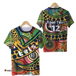 custom personalised eels rugby naidoc week t shirt aboriginal full color