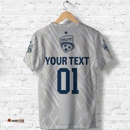 custom personalised adelaide united the reds t shirt soccer club original style beige