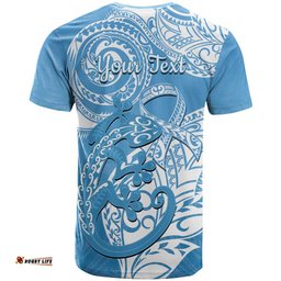 personalised new zealand autism awareness t shirt nz fern with maori koru lizard