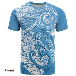 personalised new zealand autism awareness t shirt nz fern with maori koru lizard
