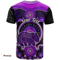 personalised australian astrology t shirt aboriginal wombat zodiac sign