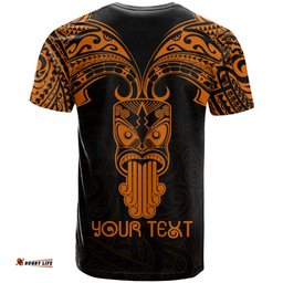 personalised new zealand te reo maori t shirt kia kaha maori language week gold style