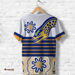 custom personalised eels rugby t shirt indigenous parramatta newest white