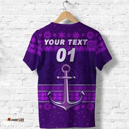 custom personalised fremantle dockers t shirt freo christmas simple style purple