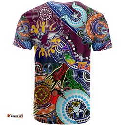 personalised eagles naidoc week 2024 t shirt australia aboriginal dot painting dt02