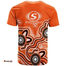 perth scorchers t shirt aboriginal art