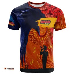 custom personalised adelaide crows indigenous anzac day t shirt we will remember