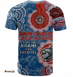 Amazing Aussie Newcastle Knights Custom T-shirt - Bound Together T-shirt