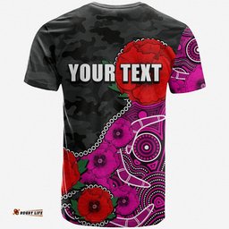custom personalised anzac day sydney sixers army mix aboriginal t shirt
